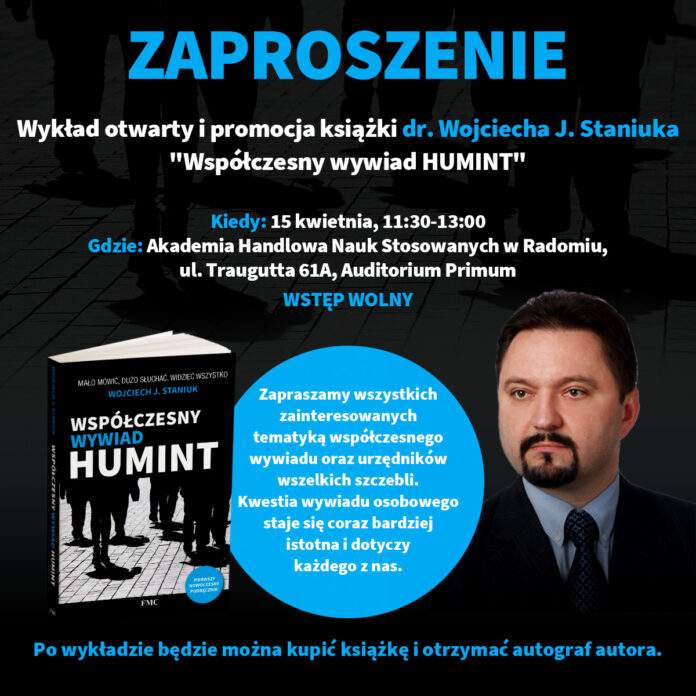 HUMINT Spotkanie autorskie