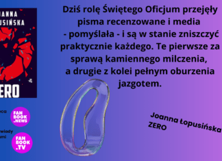 Lubomir Baker recenzuje "Zero" Joanny Łopusińskiej